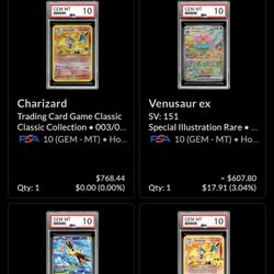 PSA 10 TAG 10 POKEMON SLABS