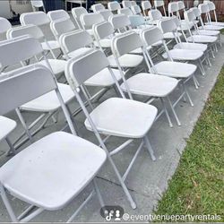 White Folding Chairs S,a,l,e