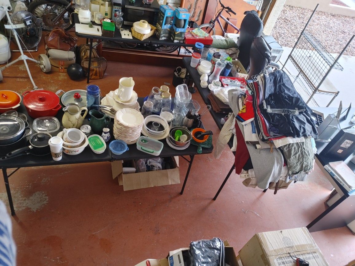 SEE ALL PHOTOS - 550 plus items - SERIOUS INQUIRIES ONLY
File Cabinet Safe, BMW Rims, Kitchen, Stereos, Radio, Kenwood, Alpine, Black Corner Desk, Re