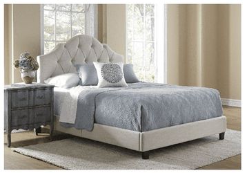 Brand new queen size upholstered bed