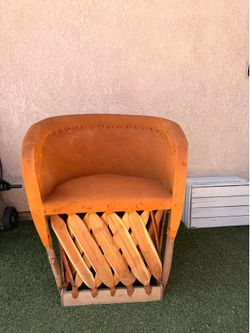 Custom Boho Leather Chair Decorative backdrop birthdays