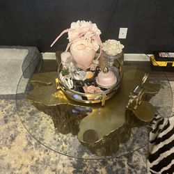 Gold Tree Coffee Table