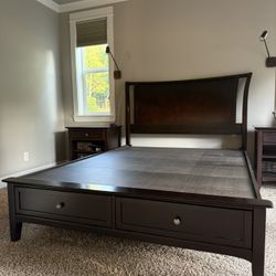 Queen Bed Frame With Storage