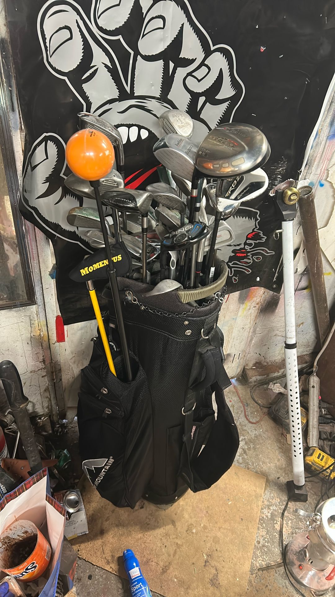 30 Left Handed Clubs , 3 Momentus Trainers
