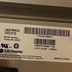 BRAND NEW LG GAMING Display Module, LM270WQ1 (SD) (C2)