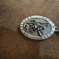 Sterling Silver St. Michael Pendant