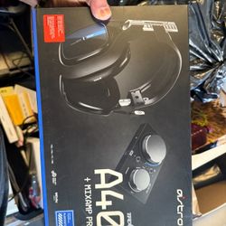 Logitech G ASTRO Gaming A40 + MixAmp Pro Gaming Headset MixAmp Audio Equipment