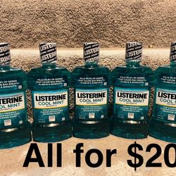 New Unopened Listeria Mouthwash Bundle All Five For $20 Pick Up Powell Home Road