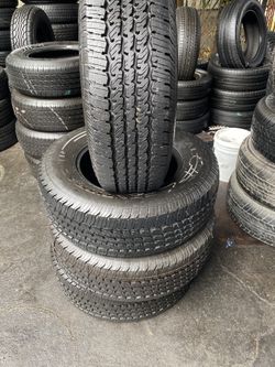 SET 275/70/18 CONTINENTAL SEMI NEW 95 %TREAD LIFE $350 PRICE INCLUDES PROFESSIONAL INSTALLATION AND TAX