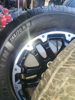 Toyota original rims and tires