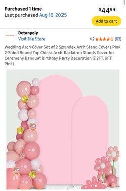 Party or wedding items or for a girls Sweet 16 birthday party