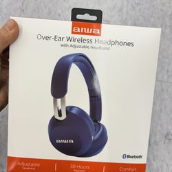 NWT Aiwa Over-Ear Wireless Headphones 