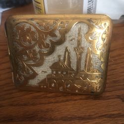 Metal Cigarette Case- Strong Snaps Shut 