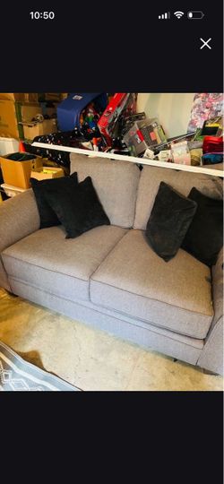 Gray sofa $50 pick up only driveway