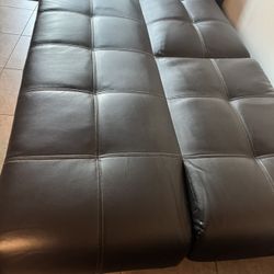 Leather Futon 