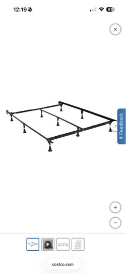 Premium Universal Metal Bed Frame - New in the Box