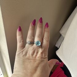 Blue Topaz Ring 