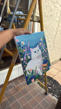 Diamond painting (white)