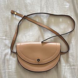 Kate Spade nude belted purse NEW