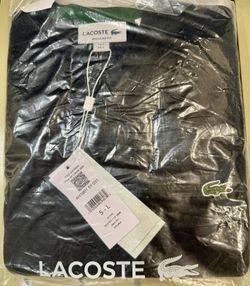 Lacoste Long Sleeve V Neck Sweater Large Brand New Sealed