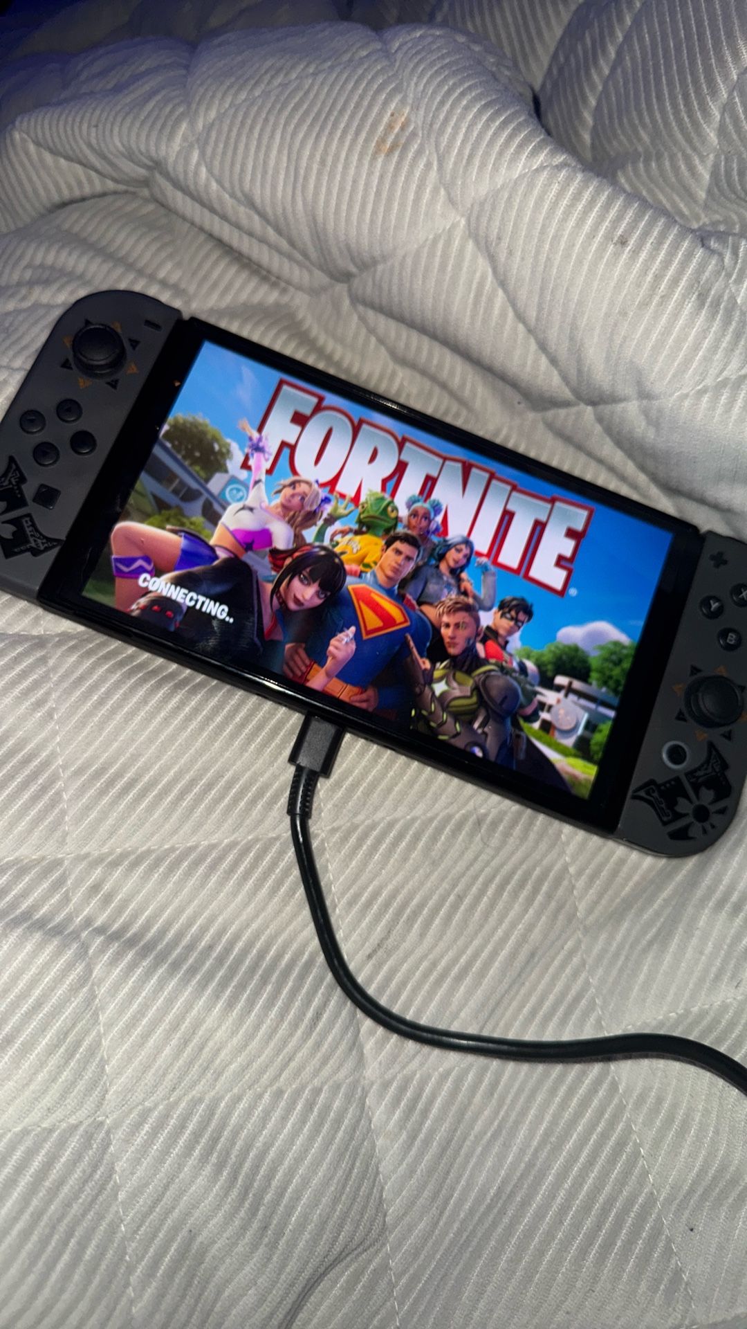 Nintendo Switch Oled With Monster Deluxe Edition Controllers