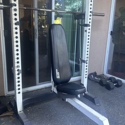 Fitness Gear Pro Series Bench and Squat Rack