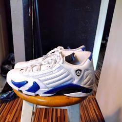 Jordan 14 Hyper Royal Great Cond. 100% AUTHENTIC Sz 7, Sz 8.5 Women $70