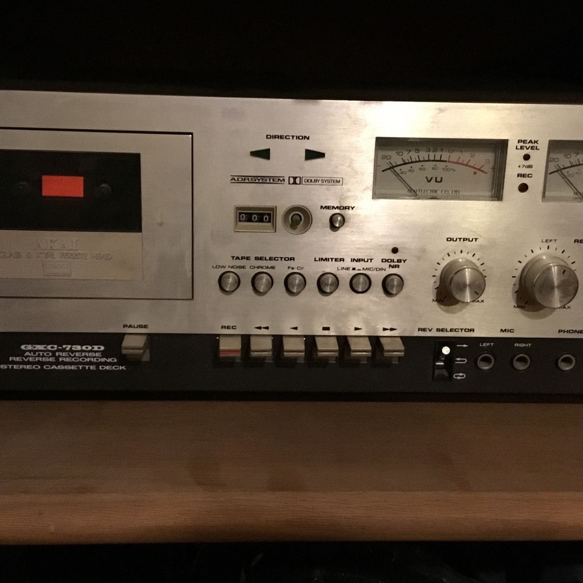 Aka I Gxc-730d Auto Reverse Reverse Recording Cassette Deck