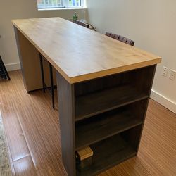 Dining Table/Butchers Block with Chairs
