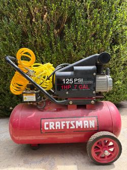 Craftsman portable air compressor, model (contact info removed)90 (with coil air hose)