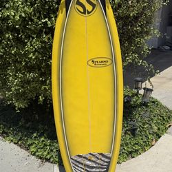 Stearno 5’7” Quad Fin Fish Epoxy Surfboard