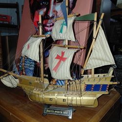 THE HERITAGE MINT LTD.TALL SHIPS OF THE WORLD SANTA MARIA 17.5" Collectible