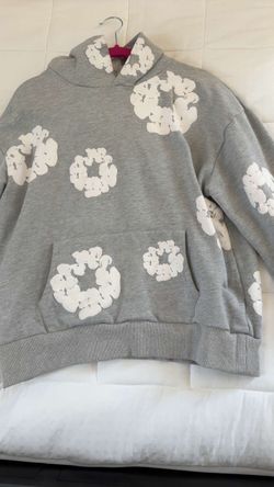 Denim Tears Cotton Wreath Hoodie Grey
