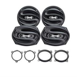 Seventour 6.5 &amp; 6X9 inch Car Audio Front &amp; Rear Door Speaker for Toyota Tacoma/Camry/RAV4/Prius Upgrade Kit - 2 Pairs