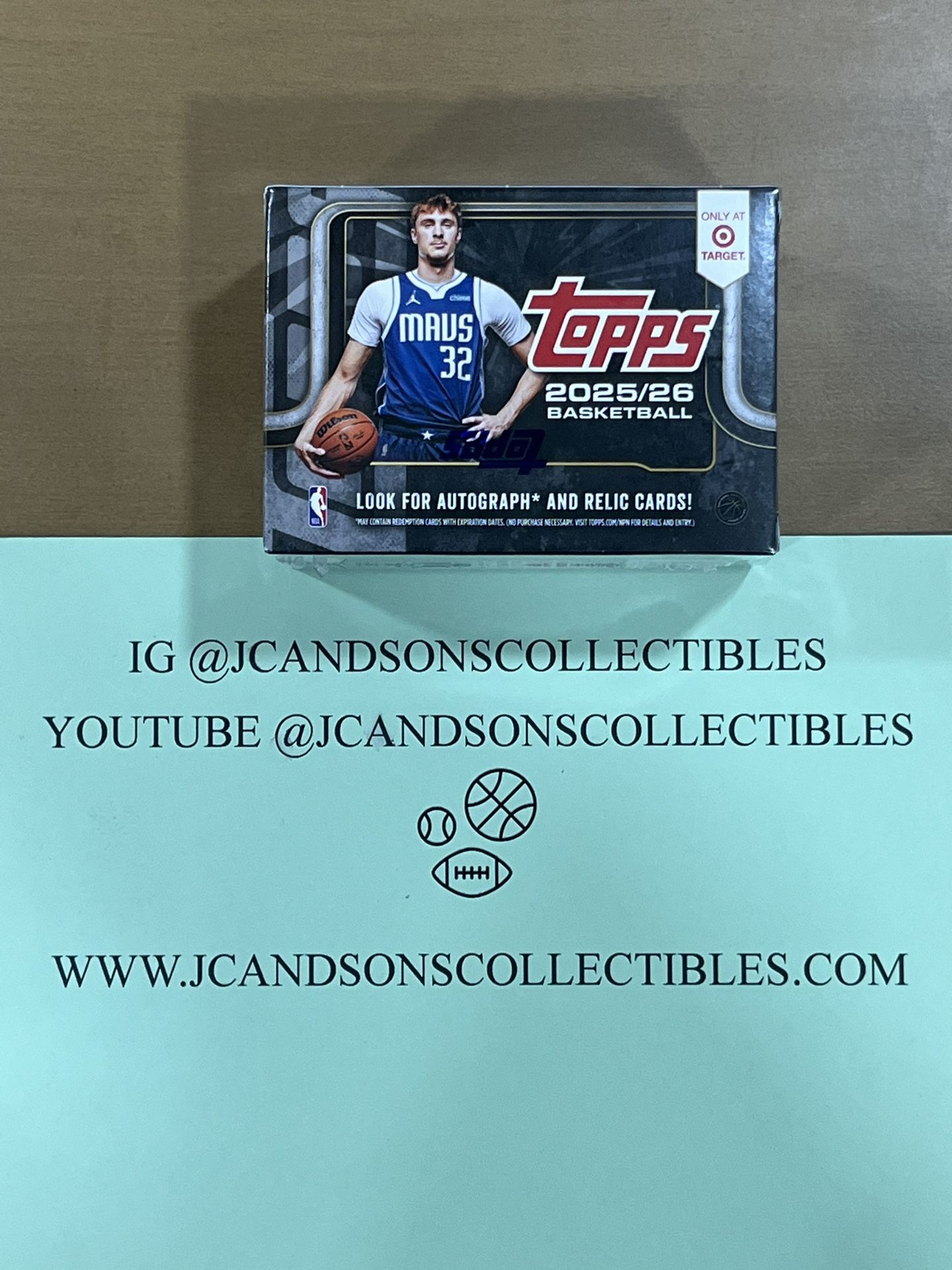 2025-26 Topps Basketball Target Exclusive Black Friday Sealed Blaster Box