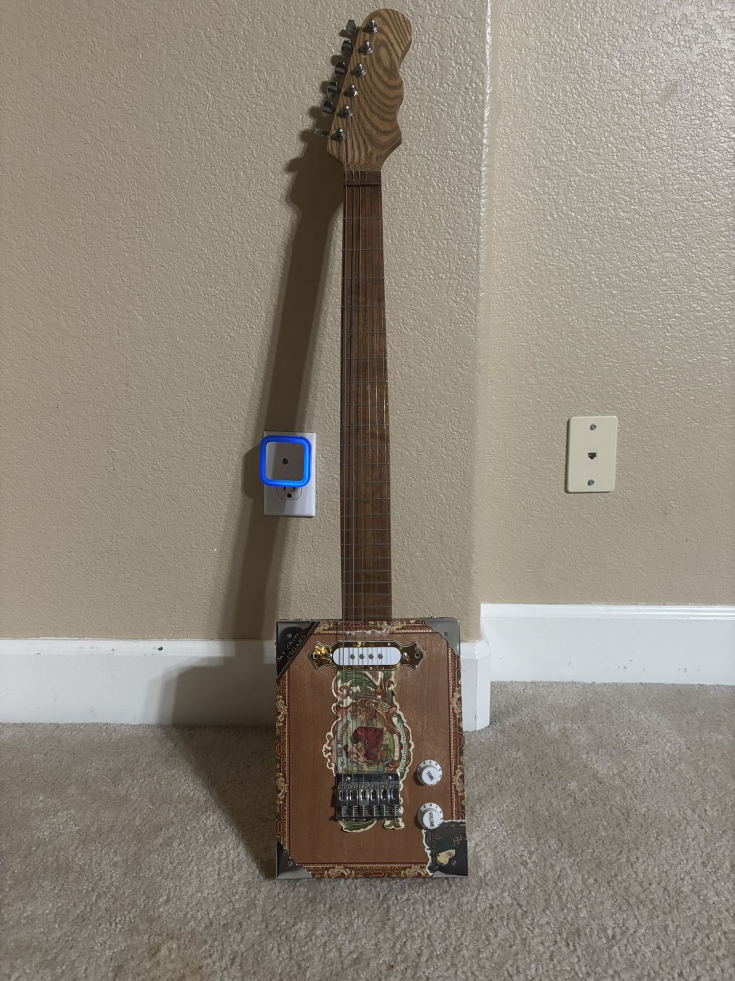 My Father Cigar Box Guitar 6 Strings