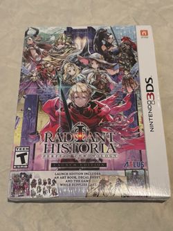 Radiant Historia Perfect Chronology Launch Edition for Nintendo 3DS (BRAND NEW)