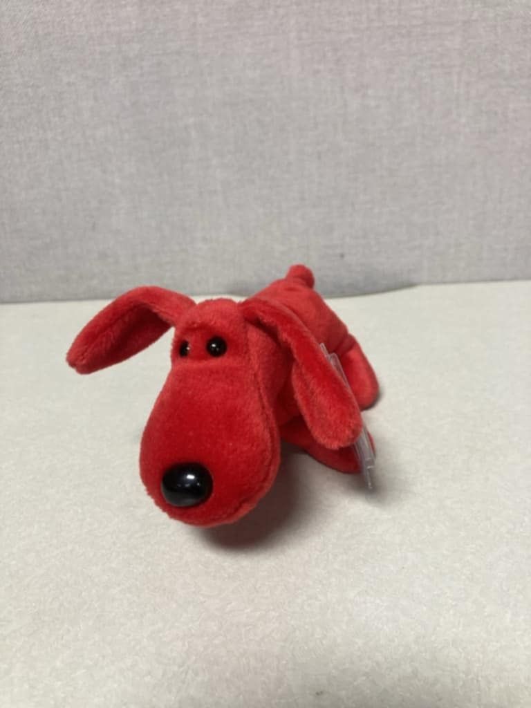 Ty Beanie Baby Rover the Red Dog With Tags 1996