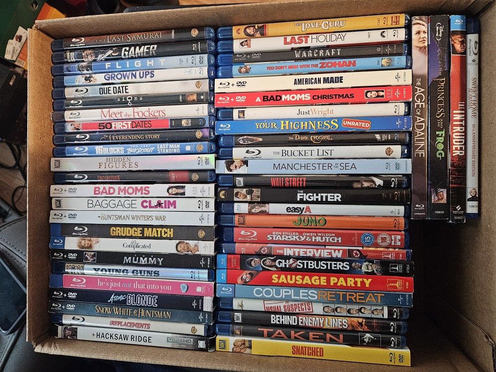 Blu Rays For Sale $3 Each