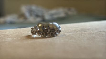 Triple Skull HJ Ring - S-10