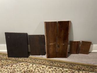 Reclaimed Urgos Grandfather Clock German Hardwood 6 Pieces 5.5  Square