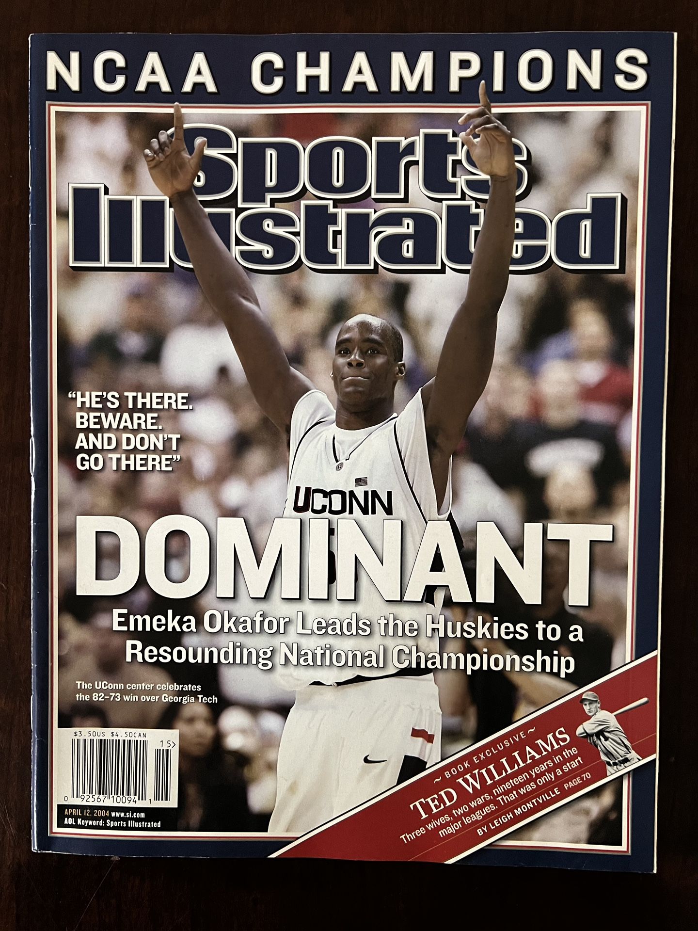 Sports Illustrated UConn Huskies “Dominant” Resounding National Championship 