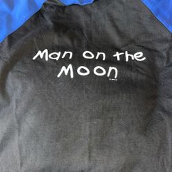 MAN ON THE MOON CAST & CREW  MOVIE ORIGINAL T-SHIRT PROMO PROMOTIONAL VINTAGE Xl $40
