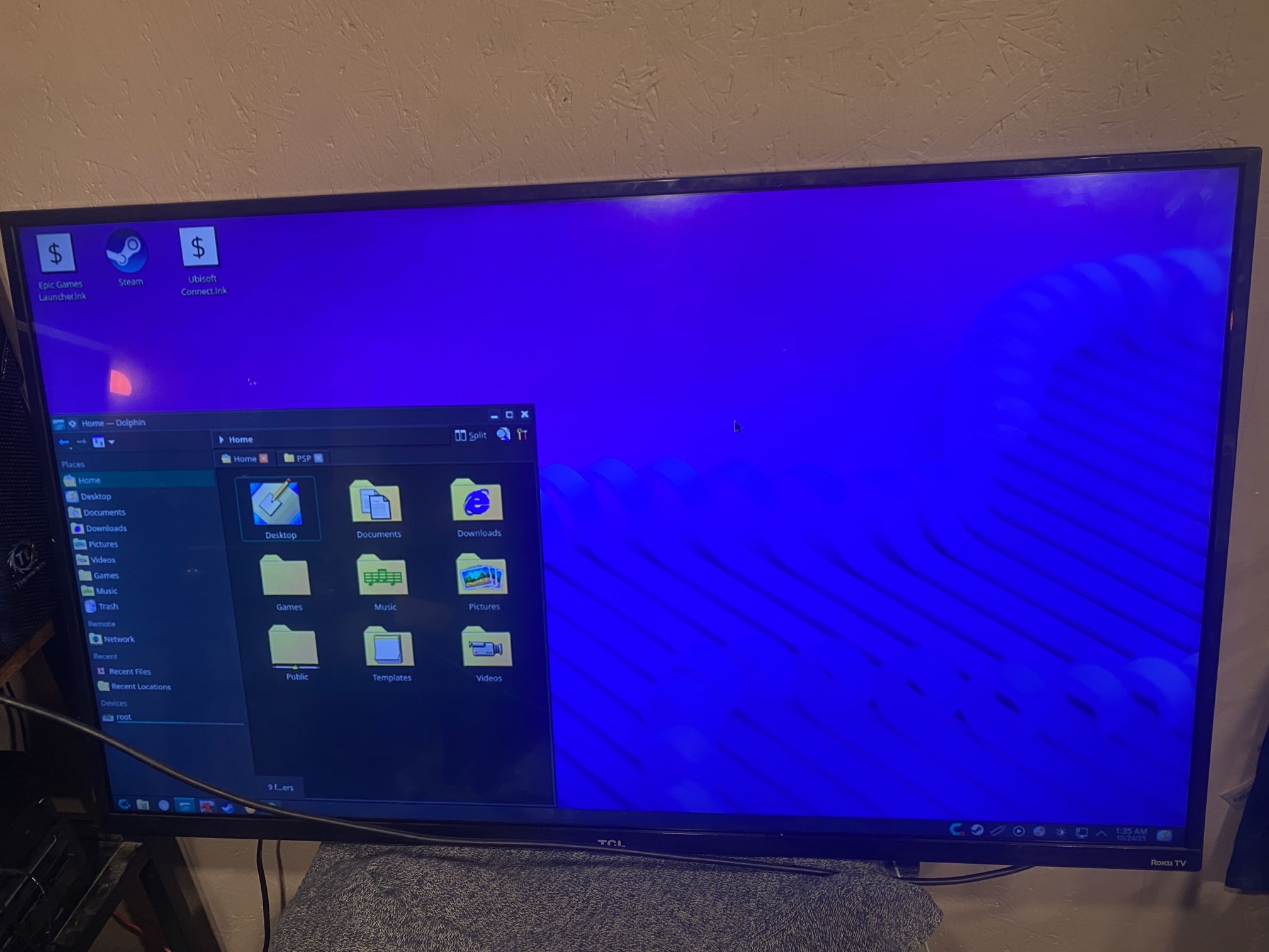 44' Roku TV and Remote