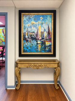 Console Table —Ornate Gold