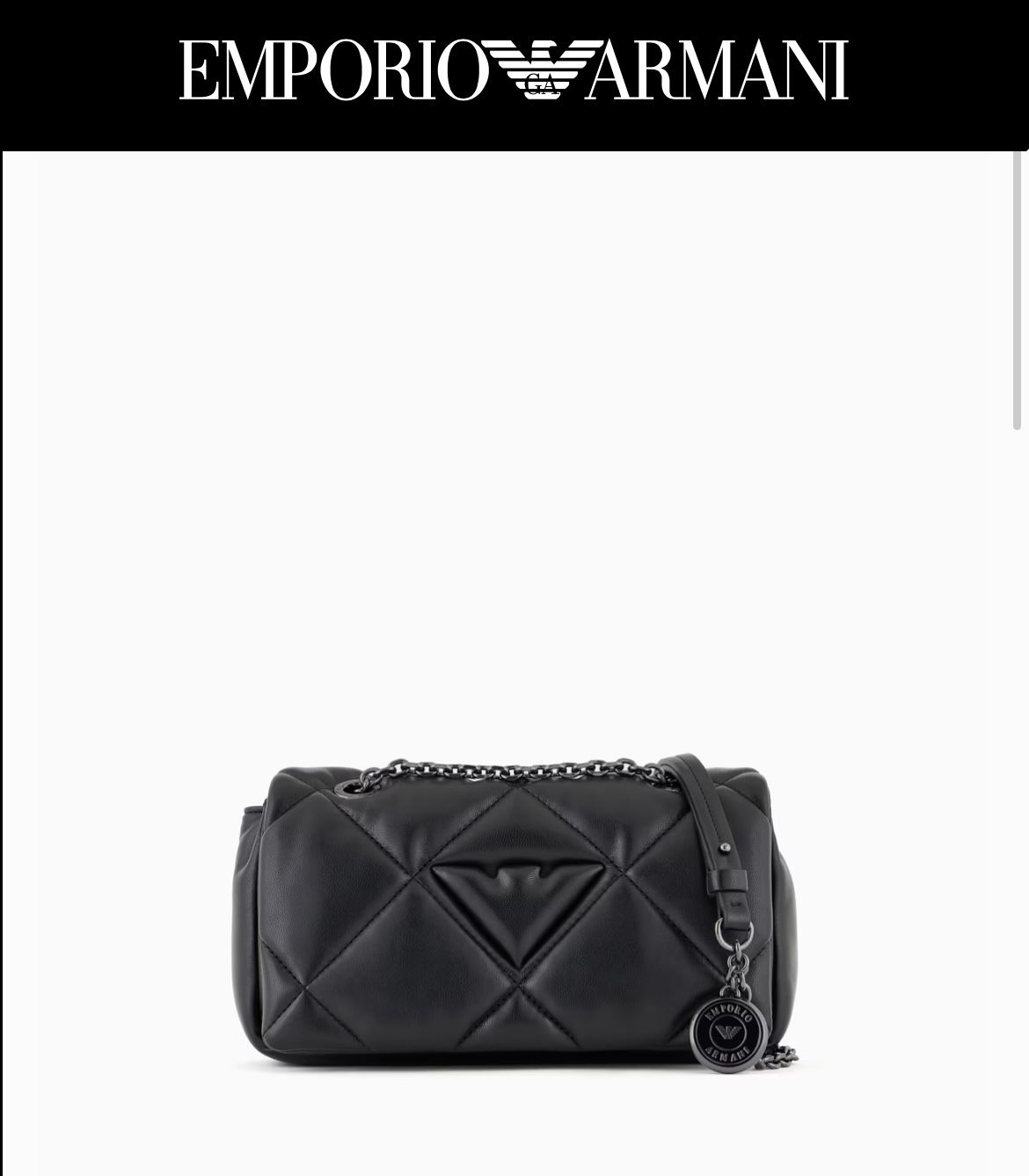 QUILTED NAPPA LEATHER-EFFECT MINI BAG WITH FLAP