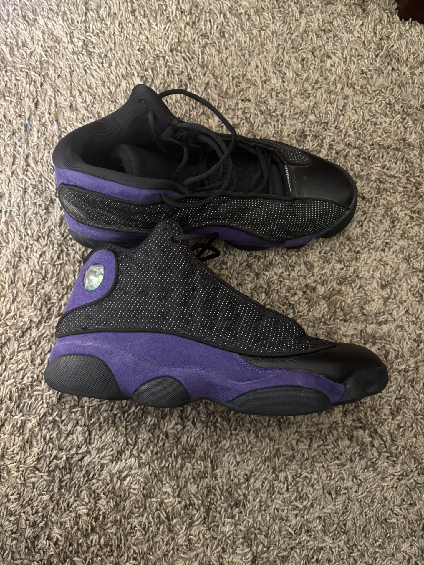 13’s- Jordan Black & Purple-9.5M
