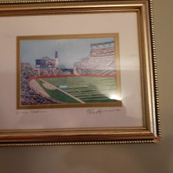 Gillette stadium by artist PJ Szufnarowski
