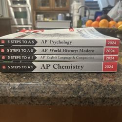 McGraw Hill “5 Steps To A 5” AP Practice Books
