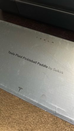 TESLA PICKLEBALL PADDLE NEW